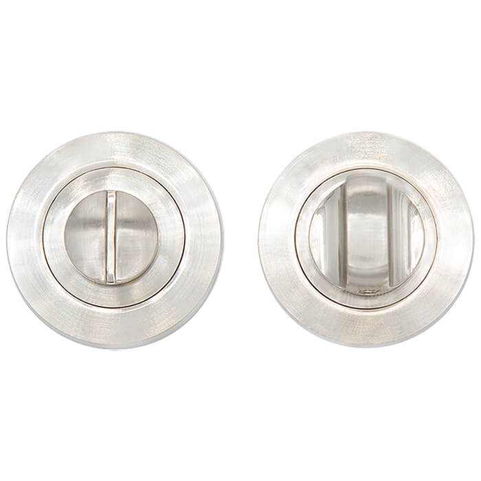 Deanta Round Thumb-Turn Lock for Doors - 51mm Dia