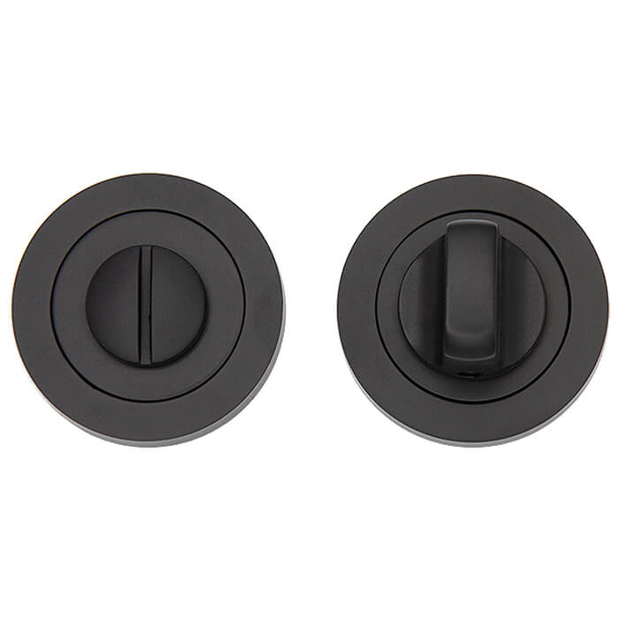 Deanta Round Thumb-Turn Lock for Doors - 51mm Dia