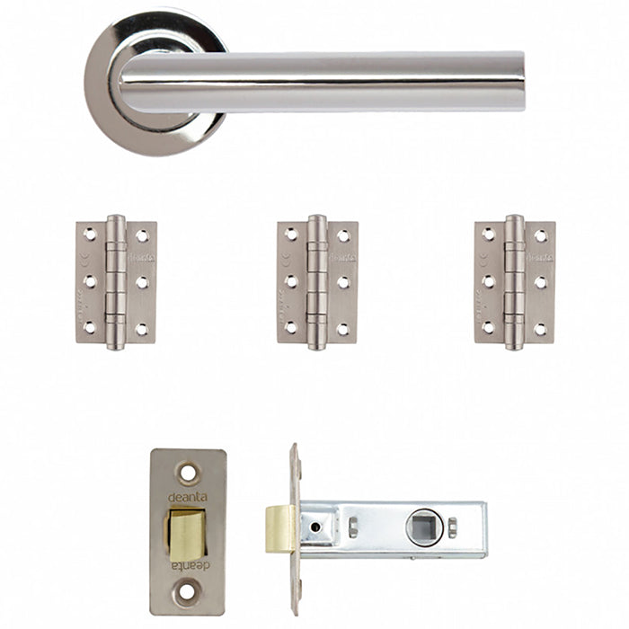 Deanta Ares Latch Kit Polished Chrome Finish