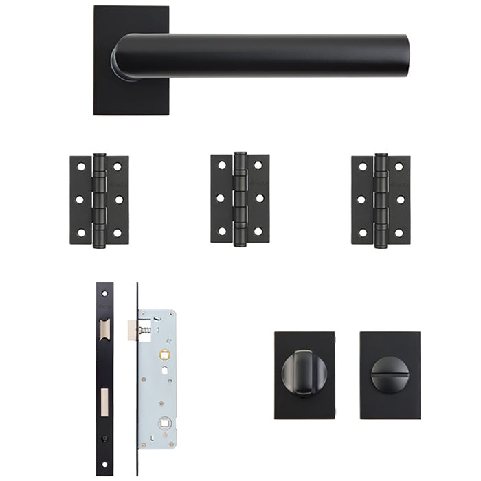 Deanta Ares Urban Bathroom Kit Matt Black Finish
