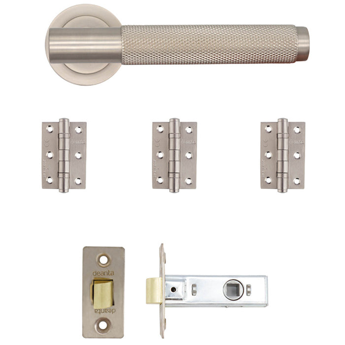Deanta Sparta Latch Kit Satin Nickel