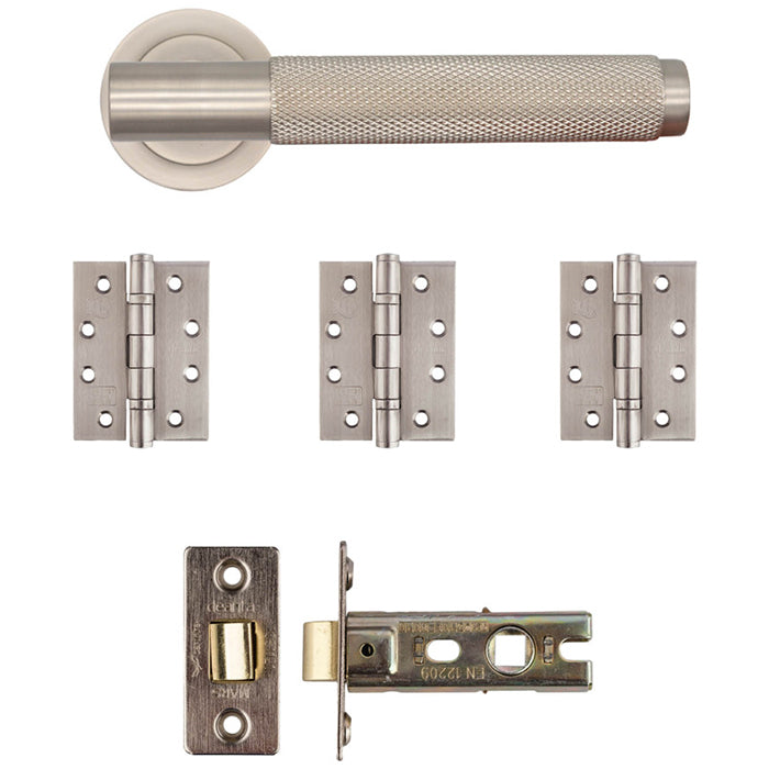 Deanta Sparta Latch Kit Satin Nickel