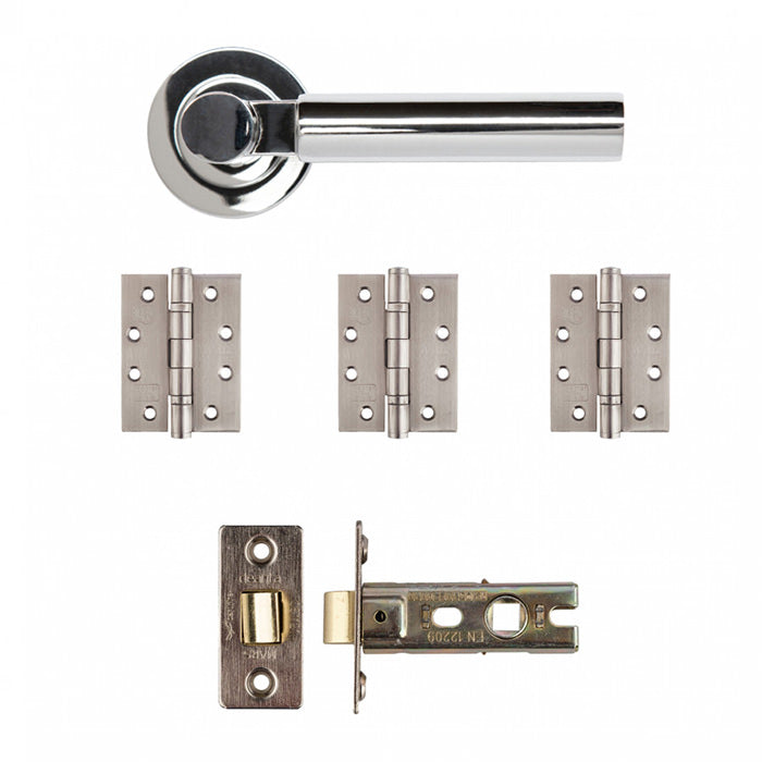 Deanta Arcadia Latch Kit Polished Chrome Finish