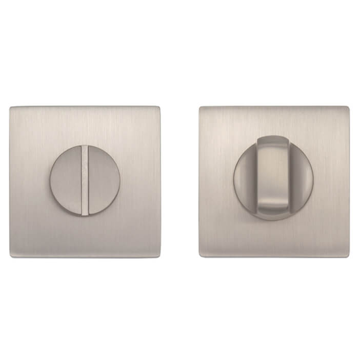 Deanta Thumbturn Set Matt Satin Black/Chrome and