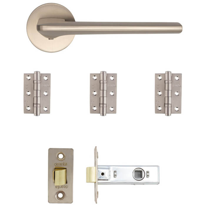 Deanta Ithaca Latch Kit Satin Nickel