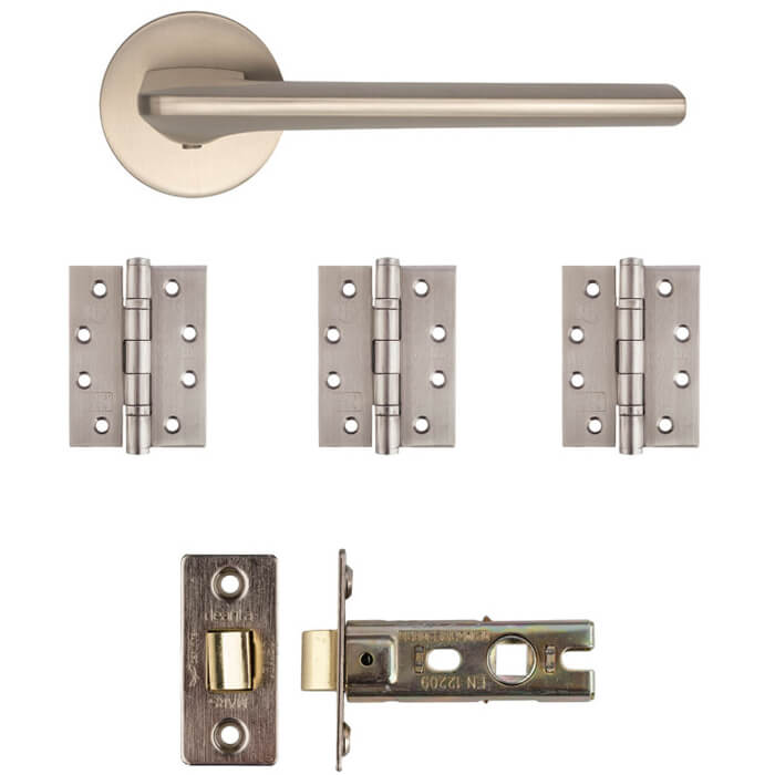 Deanta Ithaca Latch Kit Satin Nickel