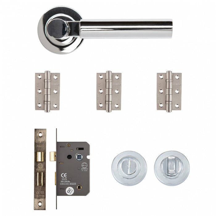 Deanta Arcadia Bathroom Kit Polished Chrome Finish