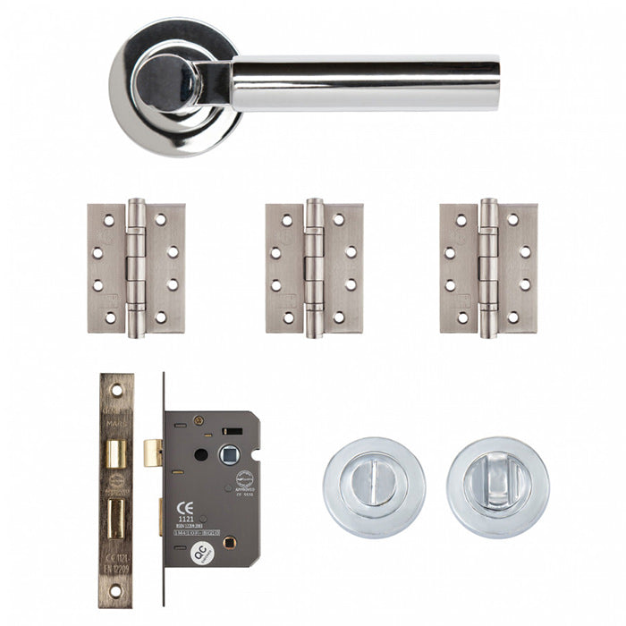 Deanta Arcadia Bathroom Kit Polished Chrome Finish