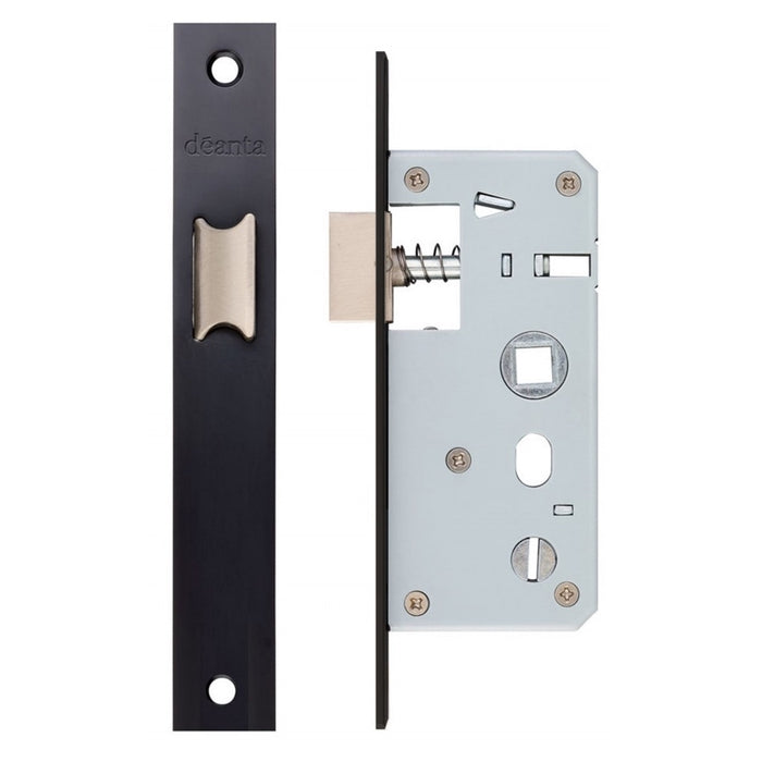 Deanta Slim Black Steel Latch