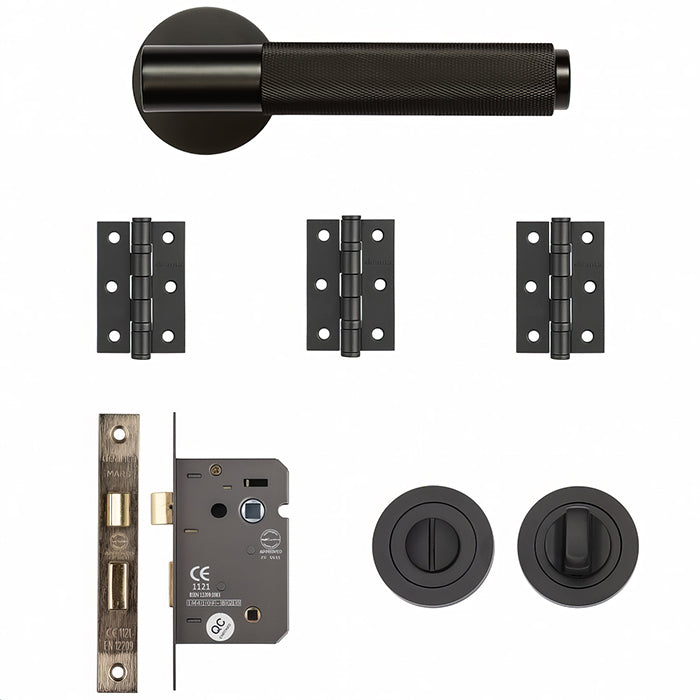 Deanta Sparta Bathroom Kit Matt Black Finish