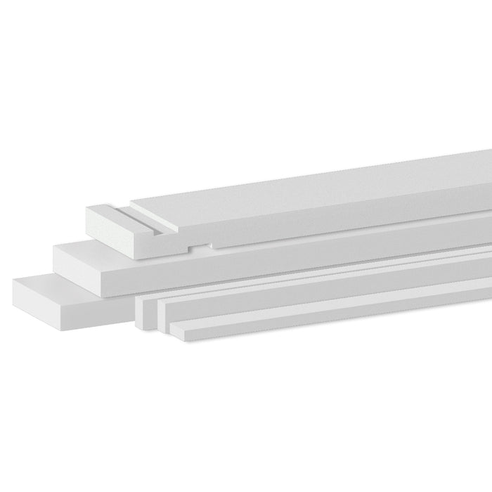 Trenched White Primed Door Lining Set