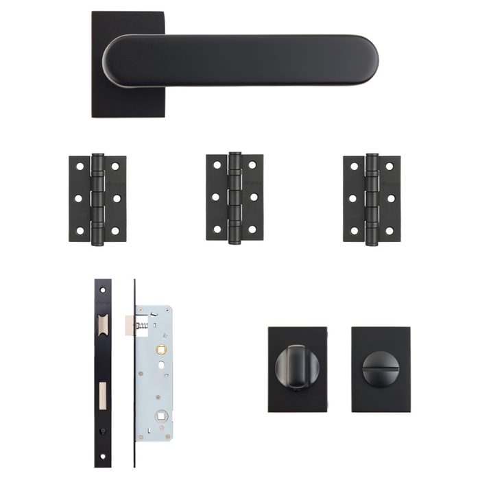 Deanta Juno Urban Bathroom Kit Matt Black Finish
