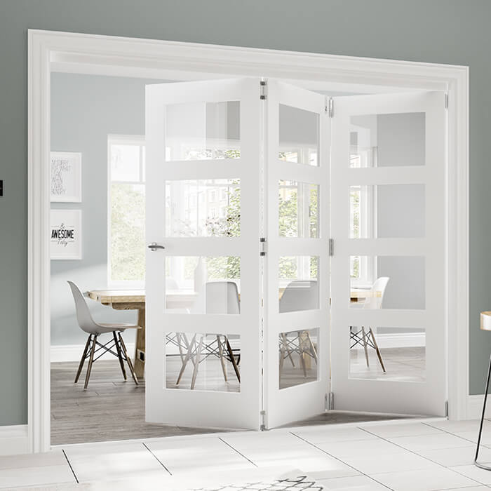 Deanta Bifold Frame Kit White Primed