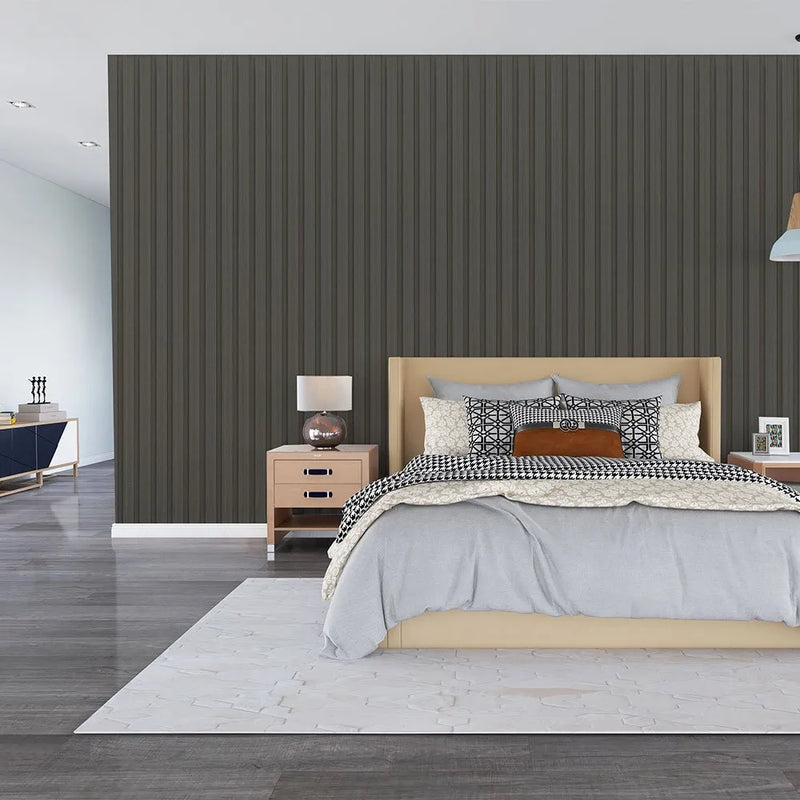 MB Thermo-Slat Smokey Grey PVC Slat Panel