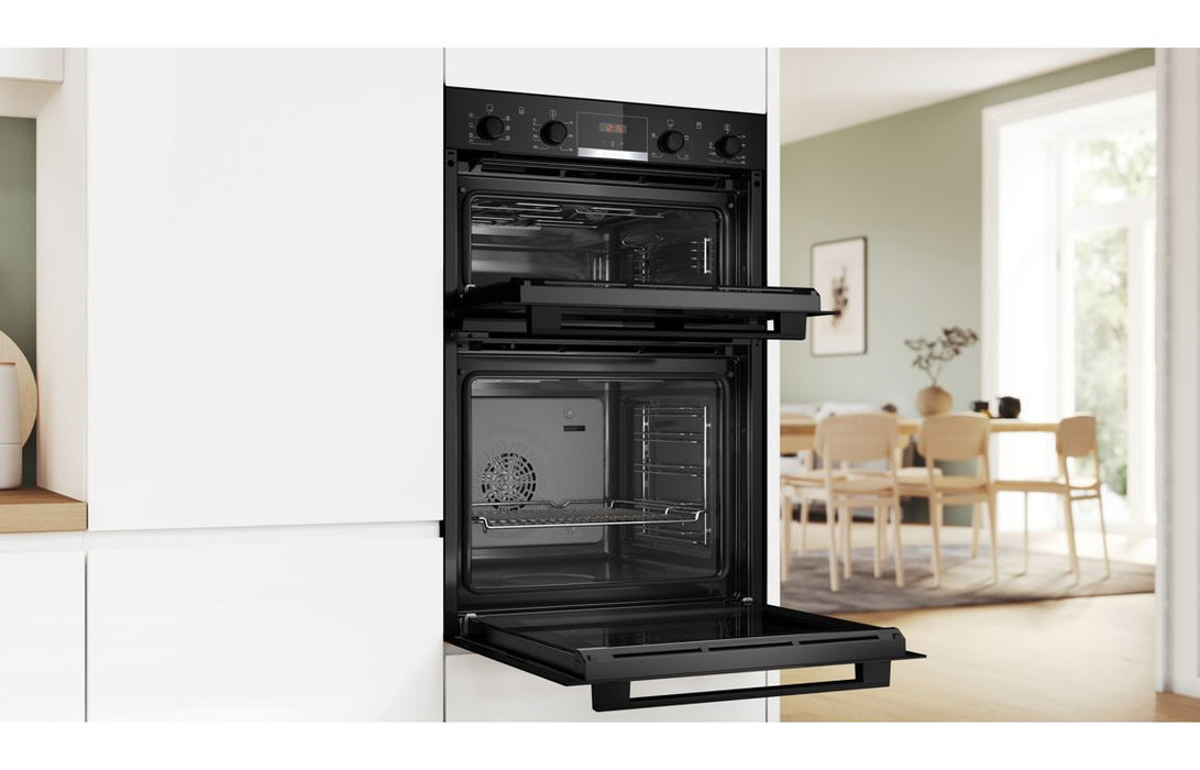 Bosch Series 4 MBS533BB3B Double Electric Oven - Black