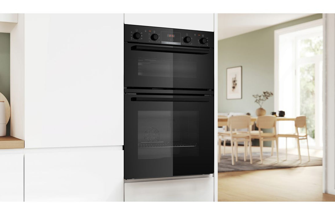 Bosch Series 4 MBS533BB3B Double Electric Oven - Black