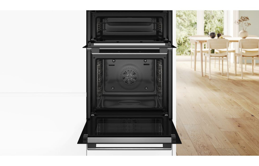 Bosch Series 6 MBA578BS7B Double Pyrolytic Oven - St/Steel