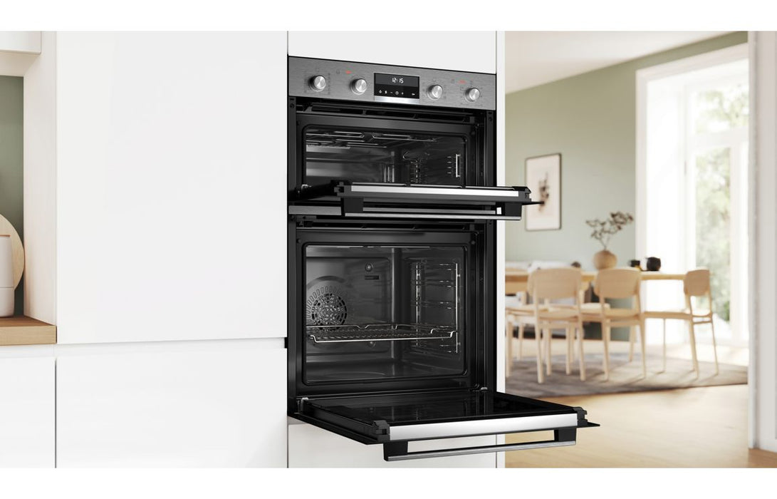 Bosch Series 6 MBA578BS7B Double Pyrolytic Oven - St/Steel