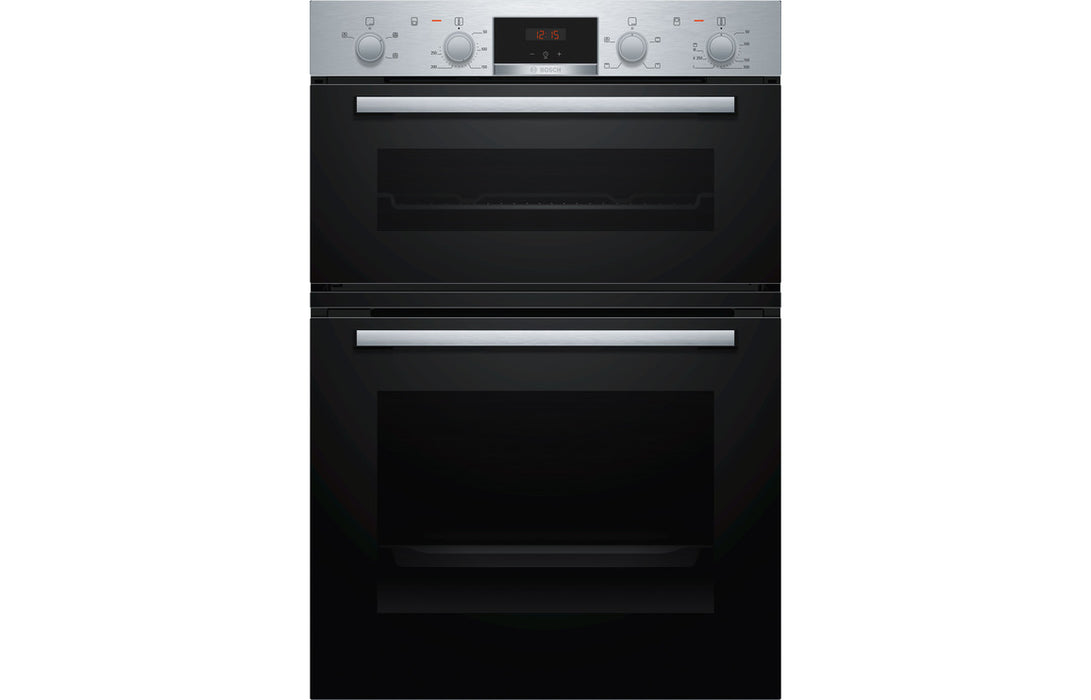 Bosch Series 2 MHA133BR0B Double Electric Oven - Brushed Steel