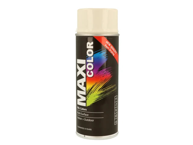 Spray Paint Gloss Cream White 400ml MX9001