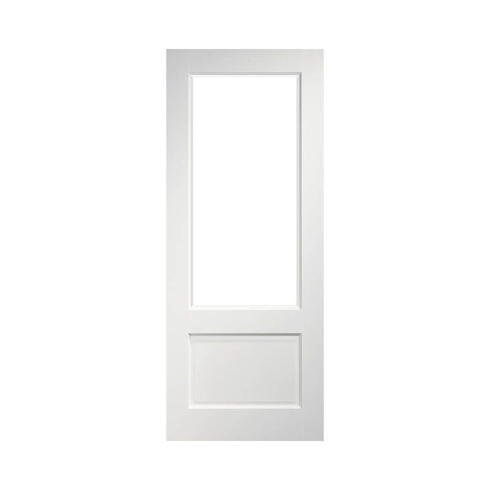 Deanta Madison White Primed Bevelled Glaze Door