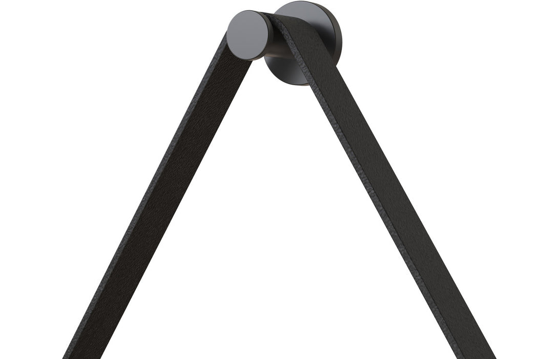 Mika 600mm Round Mirror - Matt Black