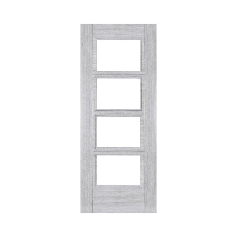 Deanta Montreal Light Grey Ash Glazed Door