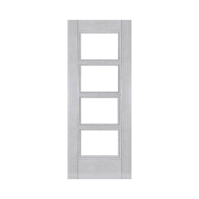 Deanta Montreal Light Grey Ash Glazed Door