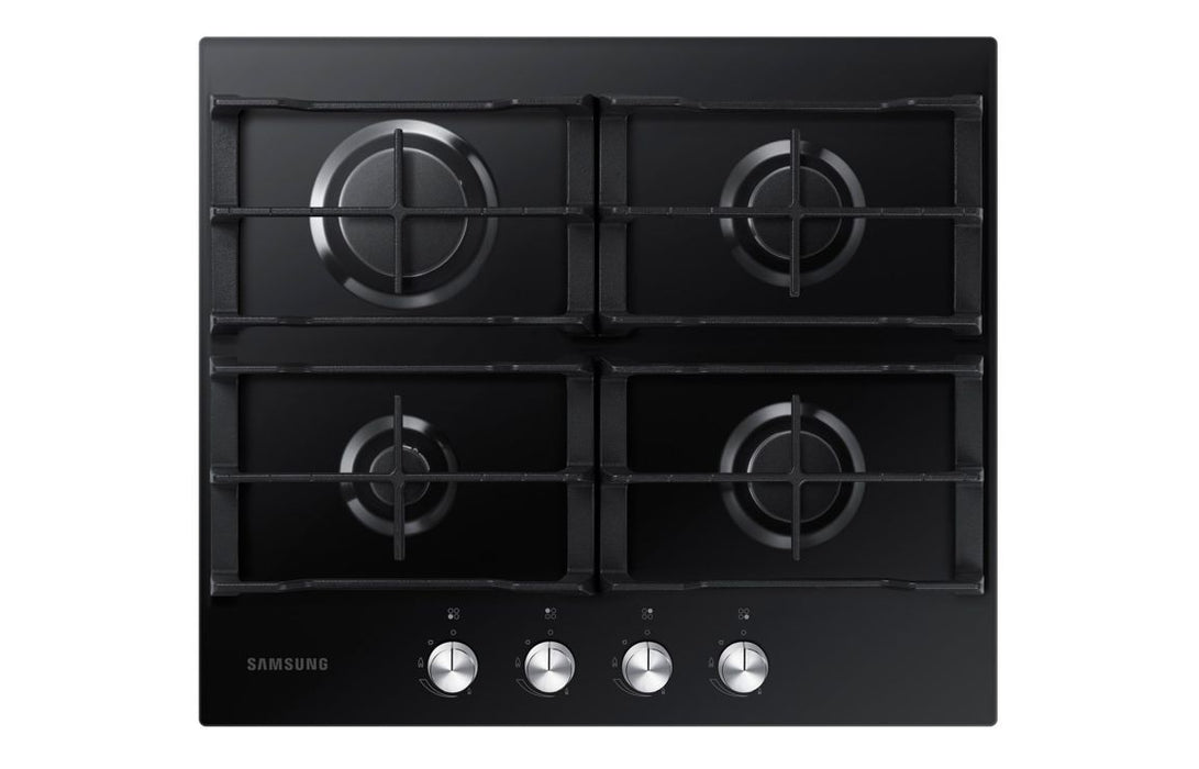 Samsung NA64D3000AK/U1 60cm Gas on Glass Hob - Black Glass