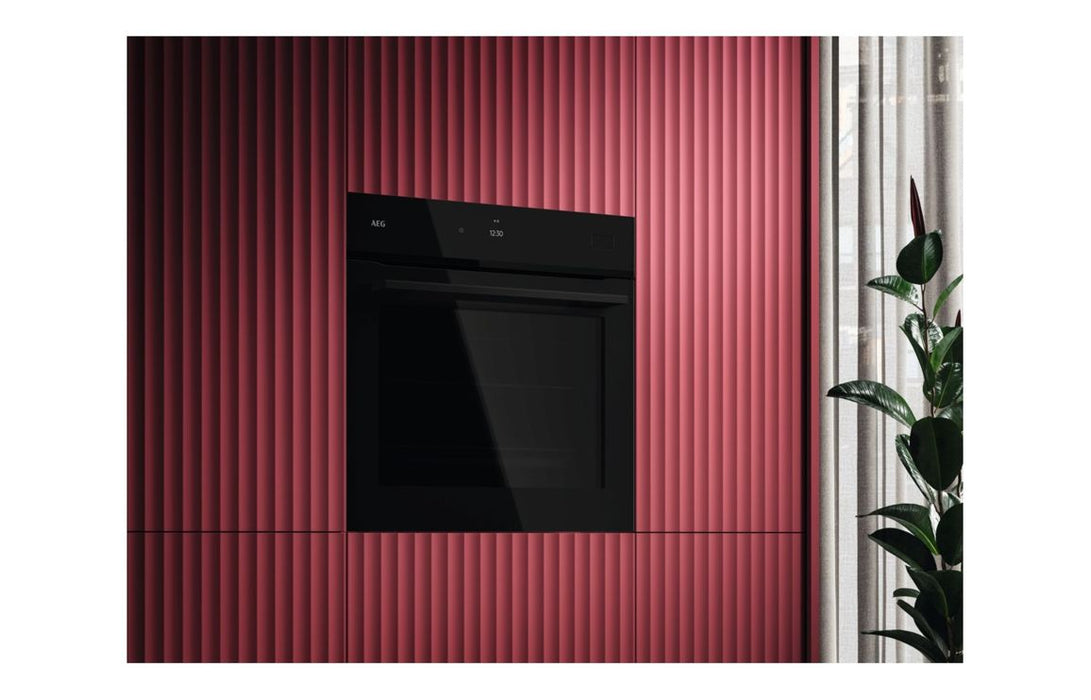 AEG NBB8S731AB Single Electric Oven w/Steam - Black