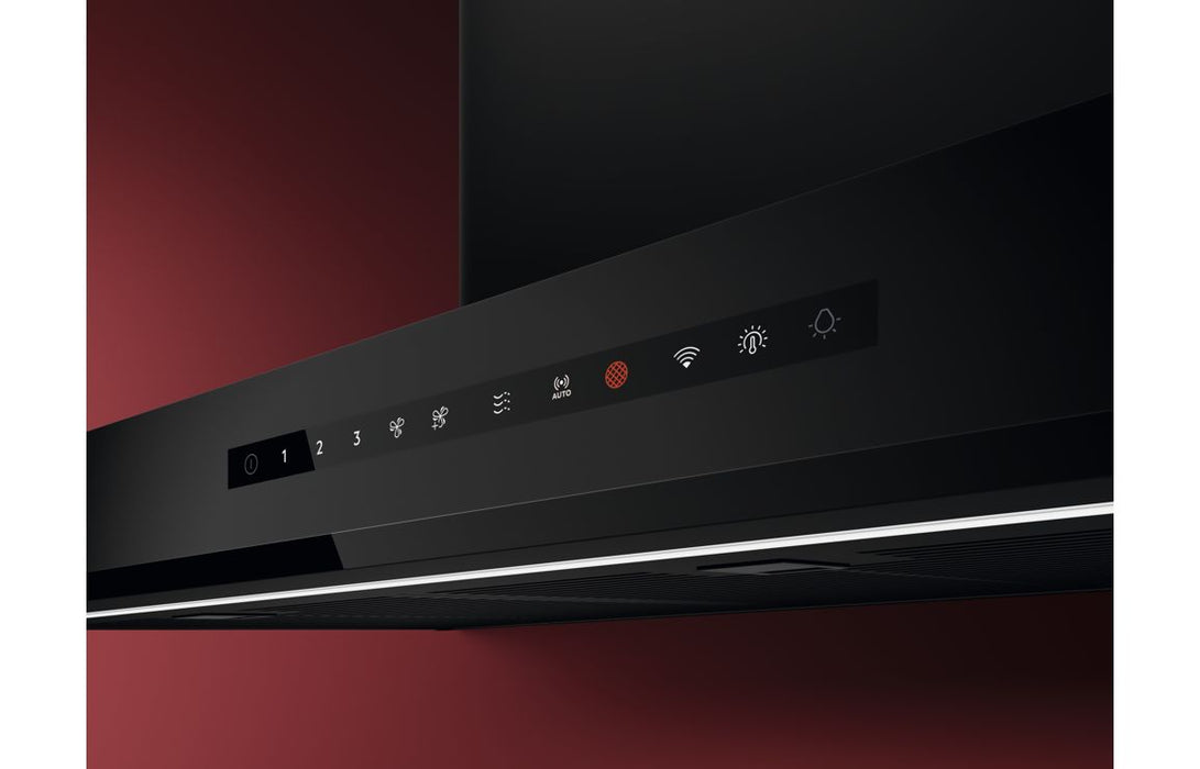 AEG NDB9791AT 90cm Flat Box Chimney Hood - Matt Black