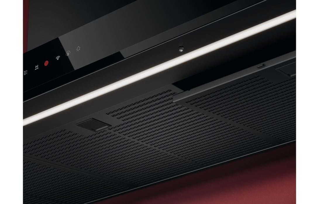 AEG NDB9791AT 90cm Flat Box Chimney Hood - Matt Black