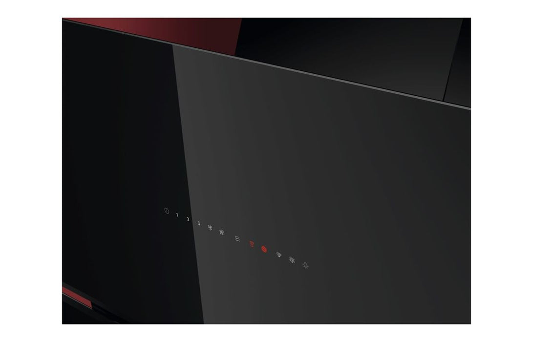 AEG NDV8761CB 60cm Angled Chimney Hood - Black