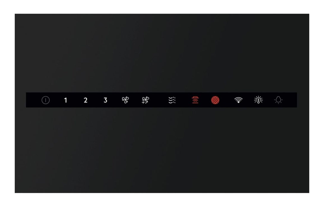 AEG NDV8761CT 60cm Angled Chimney Hood - Matt Black