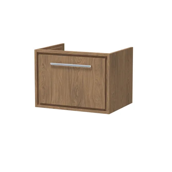 600mm Wall Hung Single Drawer Unit & Basin 1 Tap Hole (Drawer Unit, Basin or Set)