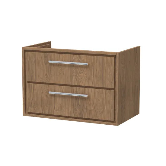 800mm Wall Hung 2-Drawer Unit & Worktop (Drawer Unit, Basin or Set)