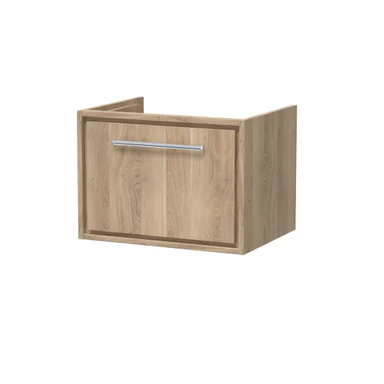 600mm Wall Hung 2-Drawer Unit & Basin Set  1 Tap Hole (Drawer, Unit or Set)