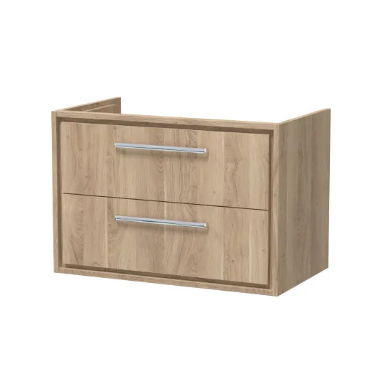 800 Wall Hung 2-Drawer Unit & Basin 3Tap Hole (Drawer Unit, Basin or Set)