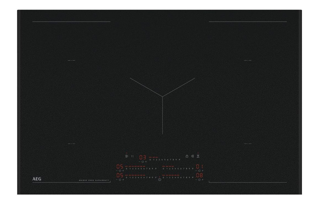 AEG NIK85M00AZ 80cm Flex Induction Hob - Matt Black