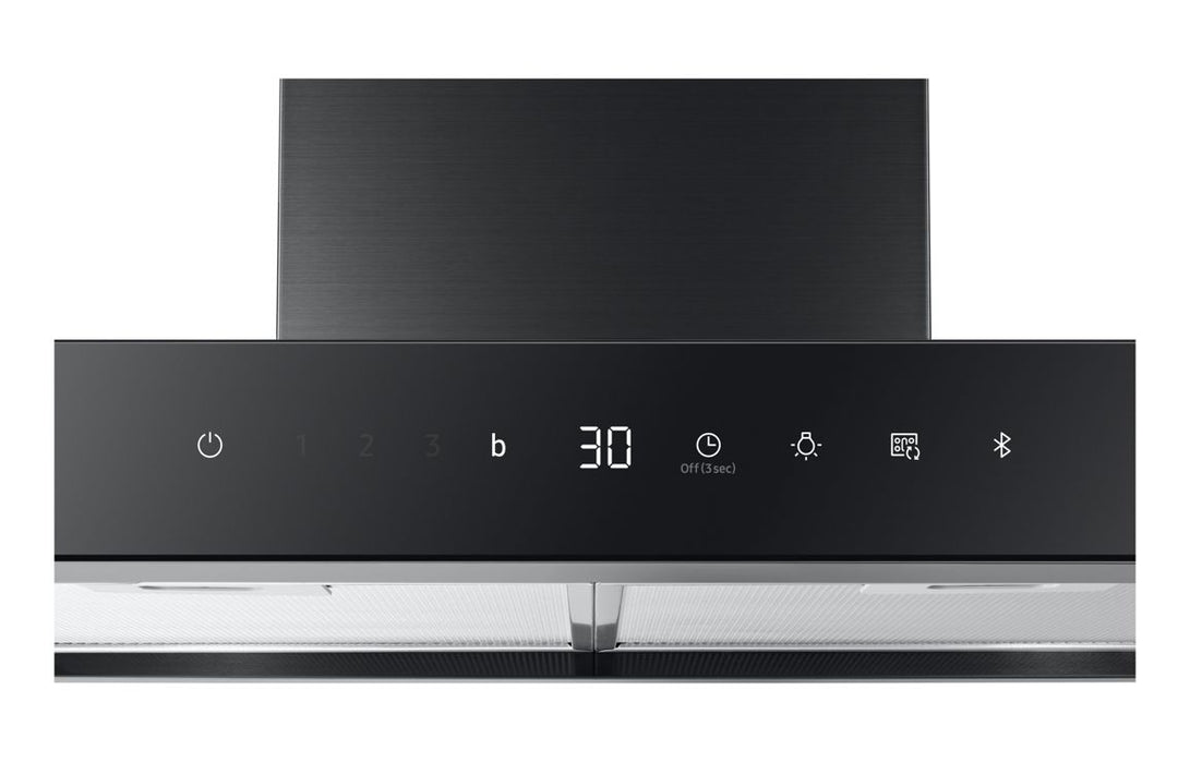 Samsung NK24C5703TM/UR 60cm Box Chimney Hood - Black Steel