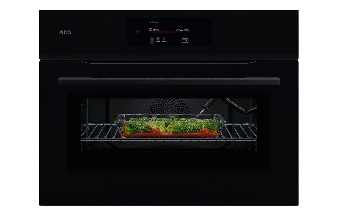 AEG NKK8N721B Compact Electric Oven - Black