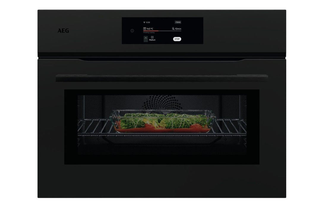 AEG NKK8N721B Compact Electric Oven - Black