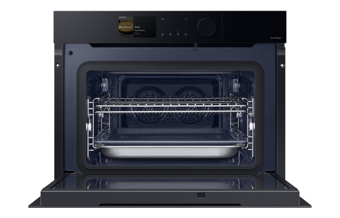 Samsung Bespoke Series 7 NQ5B7993AAK/U4 Compact Steam Combination Oven - Black Glass