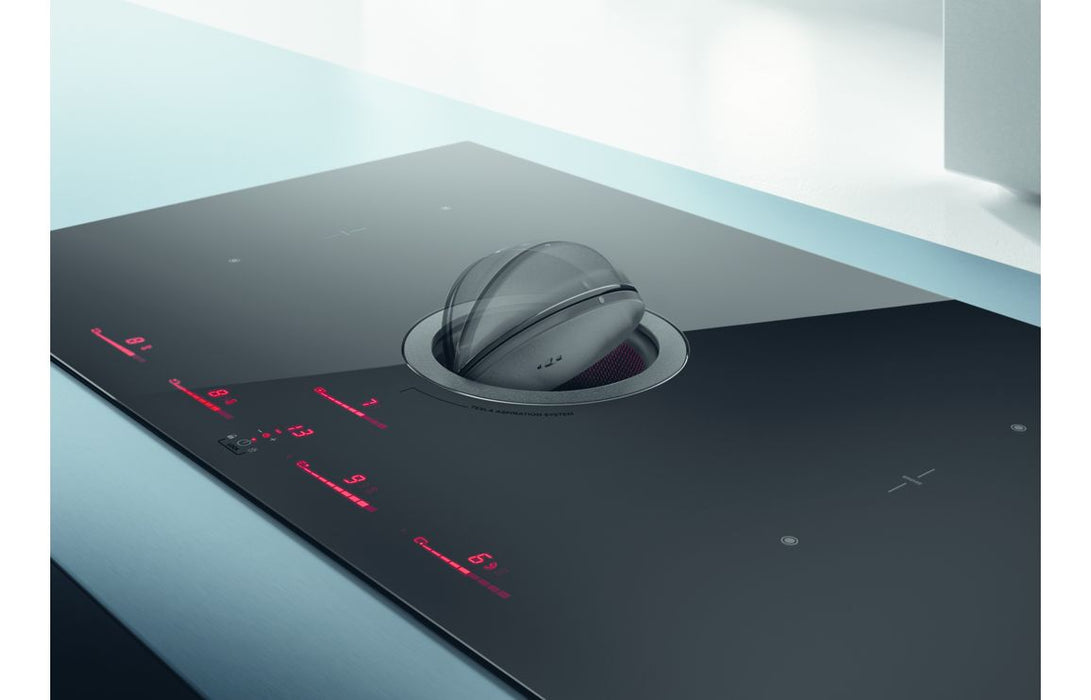 Elica NikolaTesla Switch 85cm Venting Induction Hob (Ducting) - Black