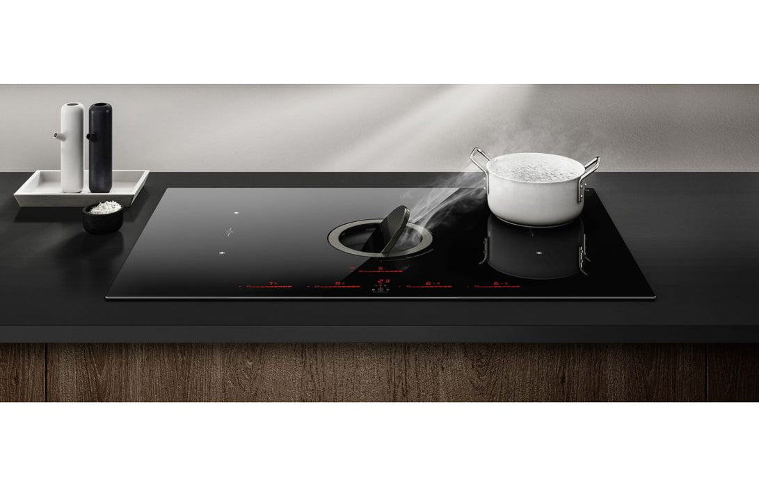 Elica NikolaTesla Switch 85cm Venting Induction Hob (Ducting) - Black