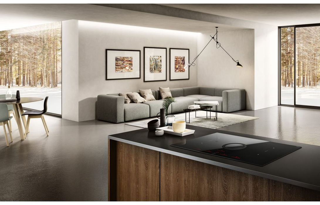 Elica NikolaTesla Switch 85cm Venting Induction Hob (Ducting) - Black