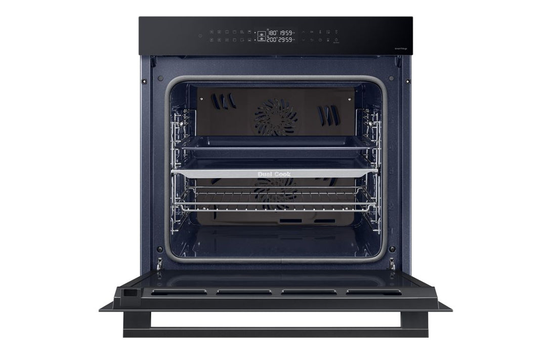 Samsung Bespoke Series 4 NV7B42205AK/U4 Oven with Dual Cook - Black Glass