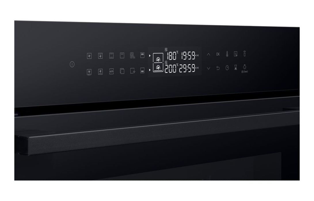 Samsung Bespoke Series 4 NV7B42205AK/U4 Oven with Dual Cook - Black Glass