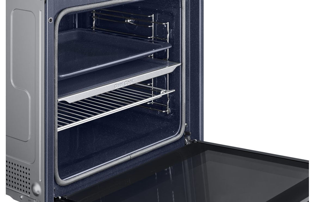 Samsung Bespoke Series 4 NV7B42503AK/U4 Oven with Dual Cook - Black Glass