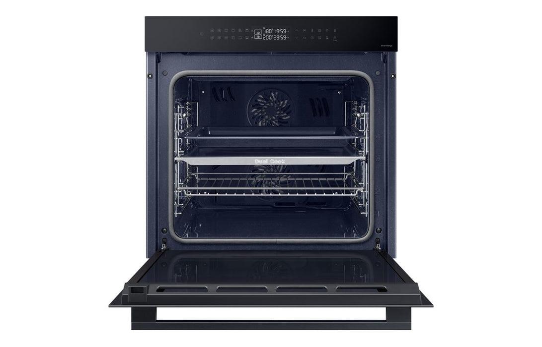 Samsung Bespoke Series 4 NV7B42503AK/U4 Oven with Dual Cook - Black Glass
